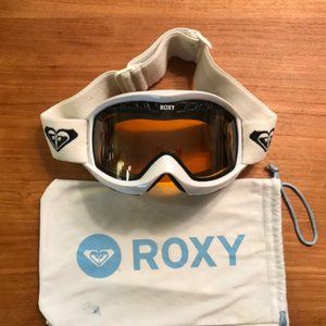 White Roxy Women's Ski Goggles